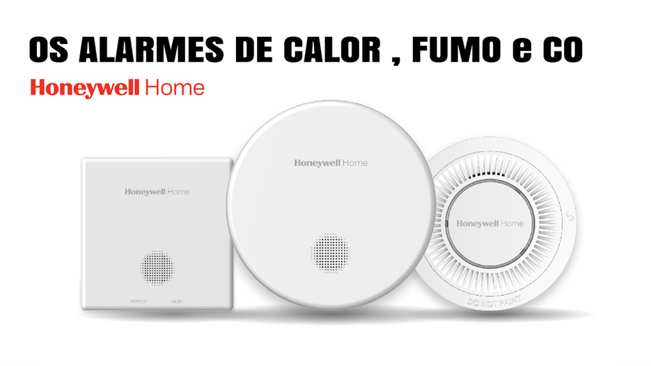 ALARMES HONEYWELL HOME DE CALOR, FUMO e CO