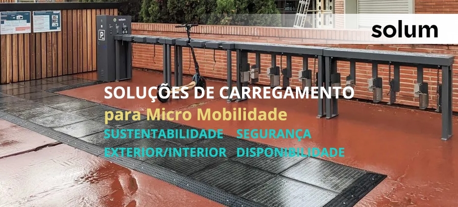 Solum -  Soluções de carregamento para  Micro Mobilidade