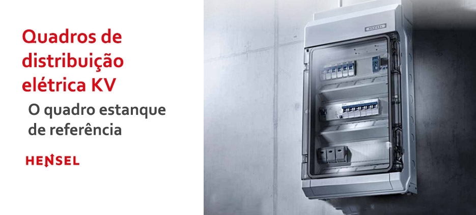 QUADROS DE DISTRIBUIÇÃO ELÉTRICA TIPO KV da HENSEL