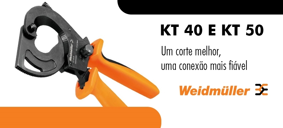 As novas ferramentas KT 40 & KT 50  da Weidmuller